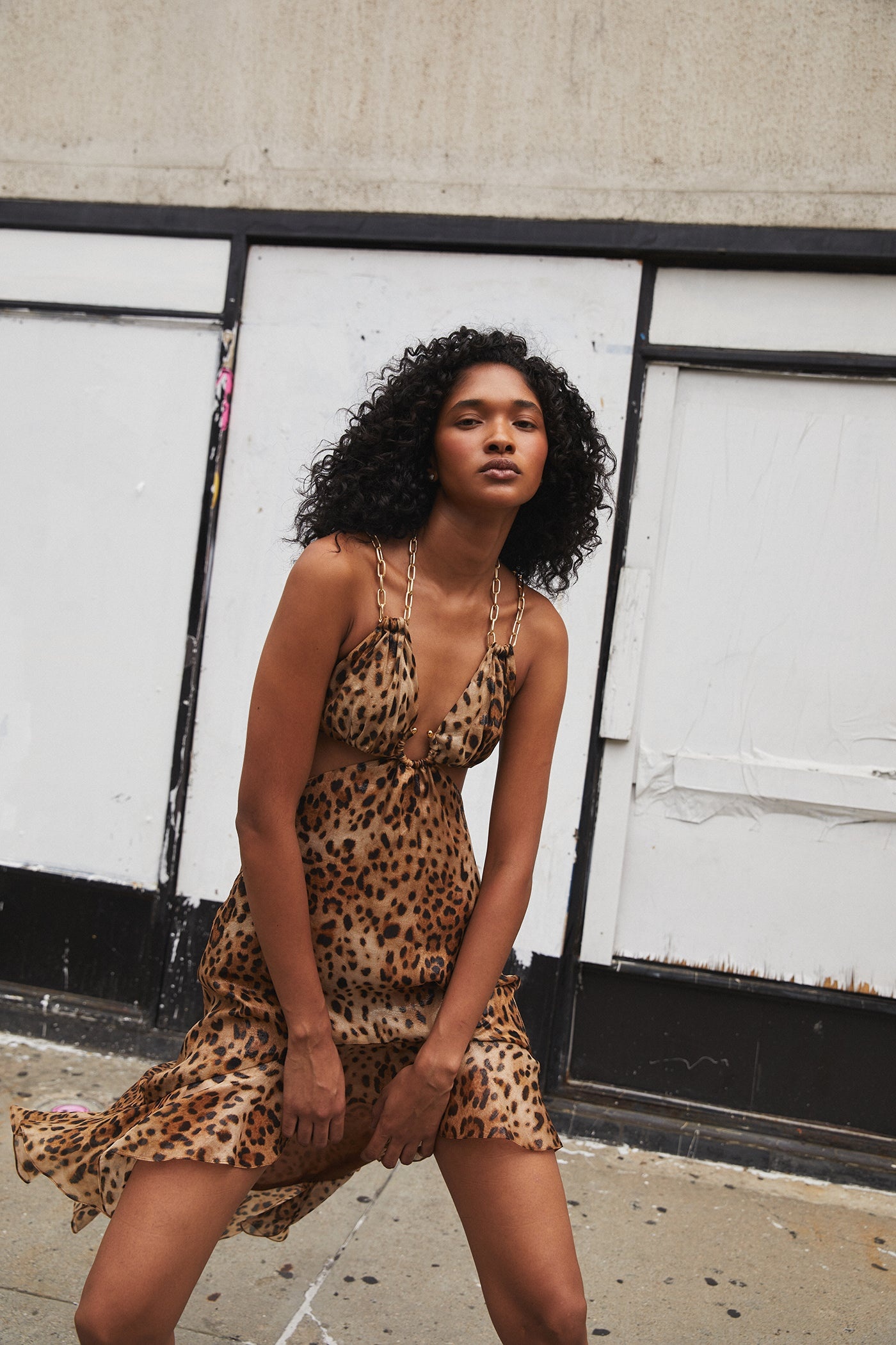 Leopard Halter Dress - 3