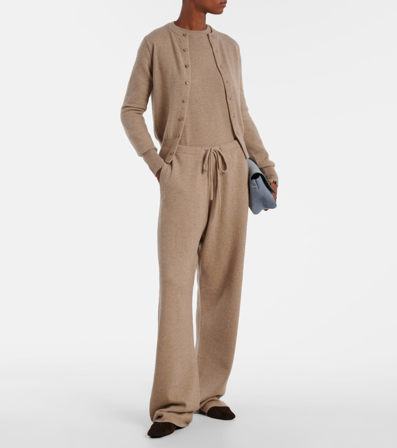 extreme cashmere Run cashmere-blend sweatpants outlook