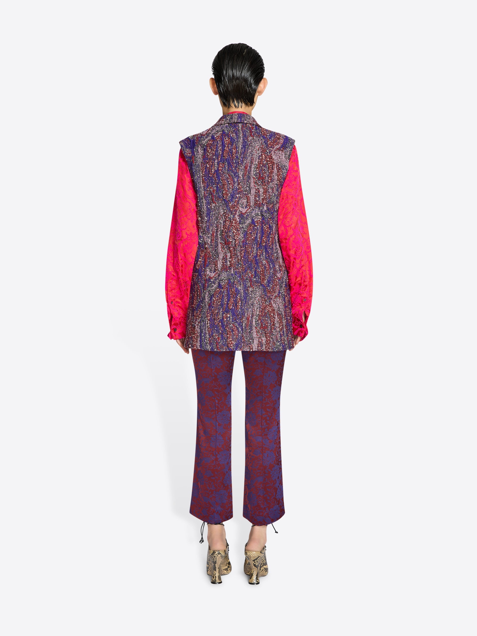 JACQUARD BLAZER - 4