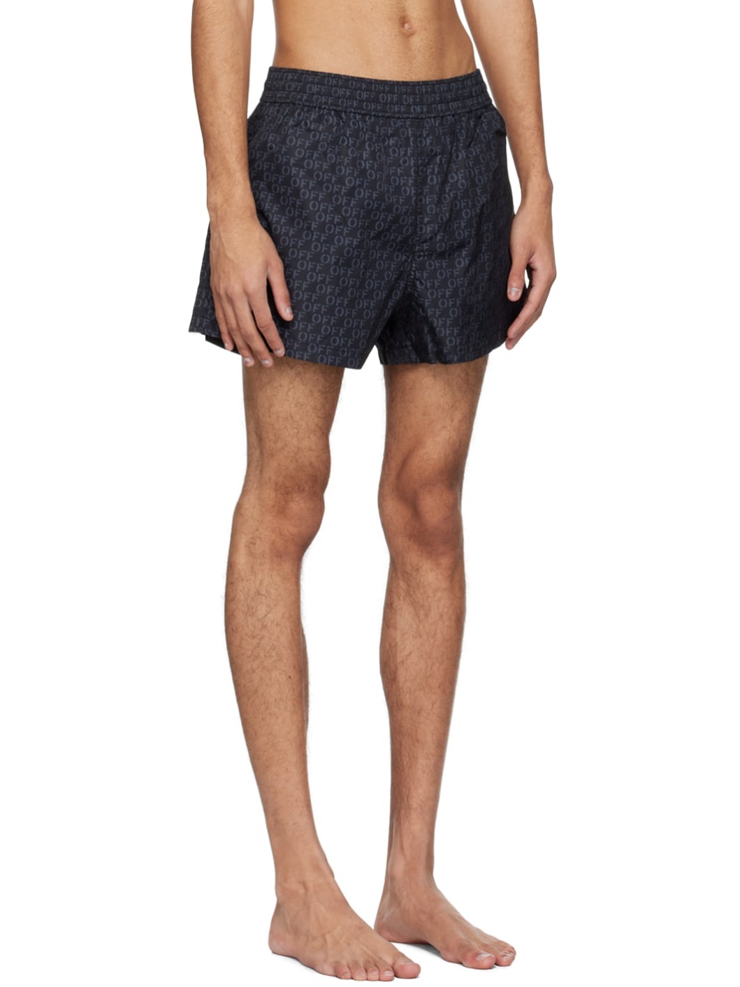 Black Off Ao Swim Shorts - 2