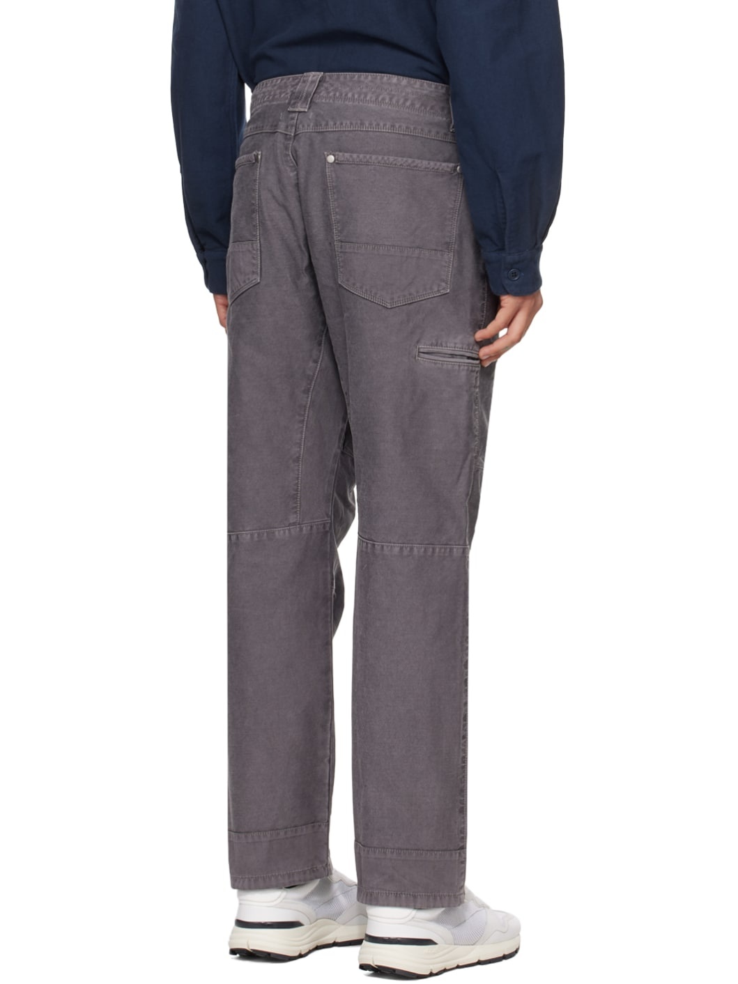 Gray Emilio Trousers - 3