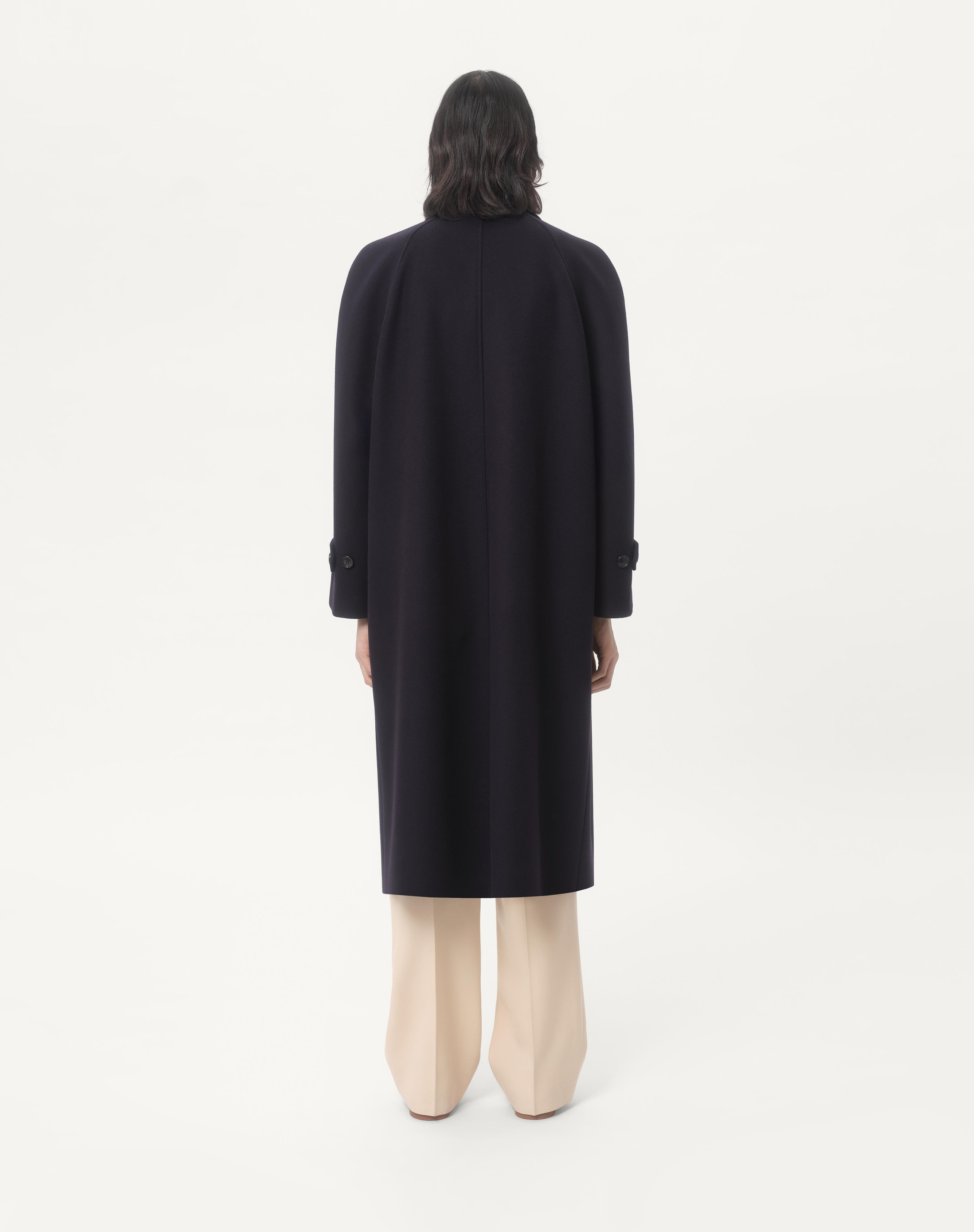 SINGLE-BREASTED WOOL AND CASHMERE COAT - 7