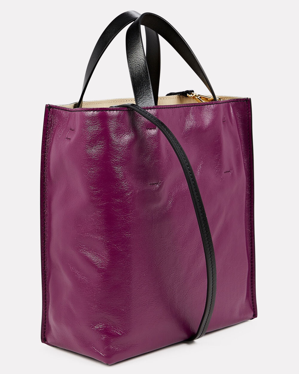 Museo Two-Tone Leather Tote Bag - 3