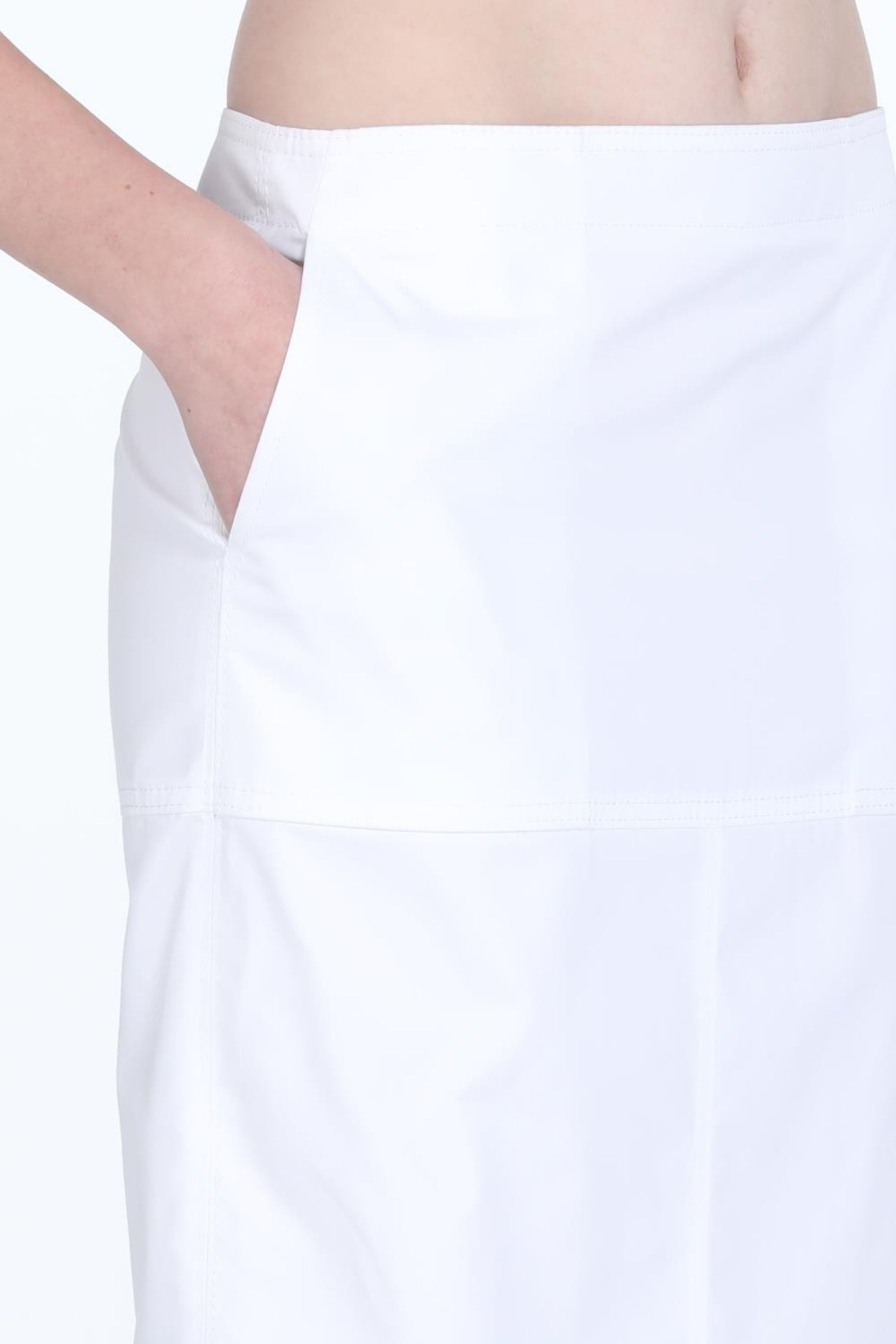 COTTON PENCIL SKIRT - 5