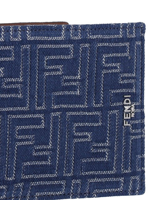 Fendi Men Bi-Fold Wallet "Ff" - 4