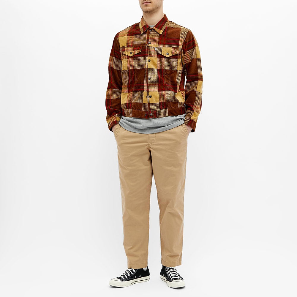 Levi's Vintage Clothing Checked Flannel Trucker Jacket - 7