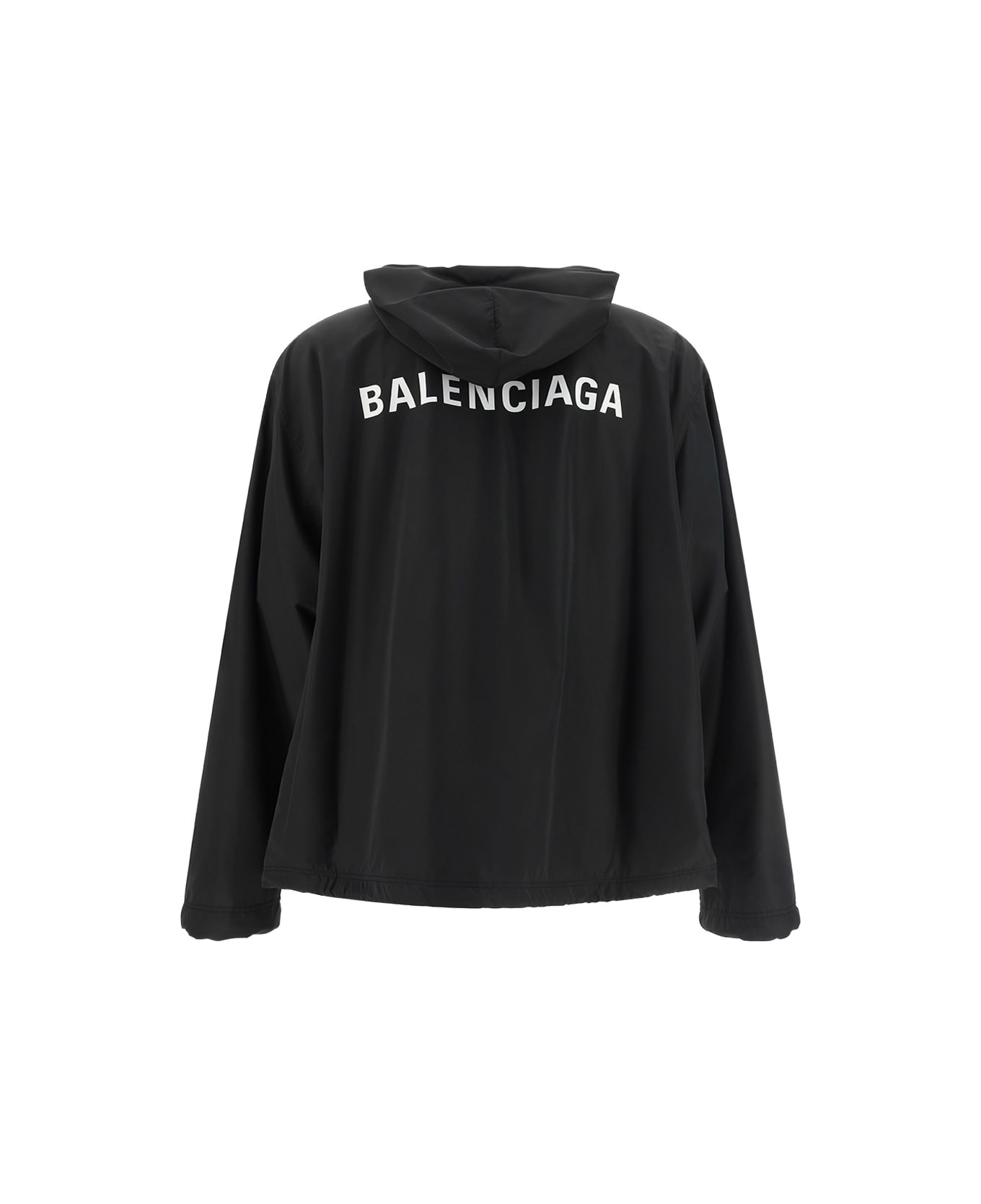 Technical Fabric Hooded Full-zip Jacket - 2