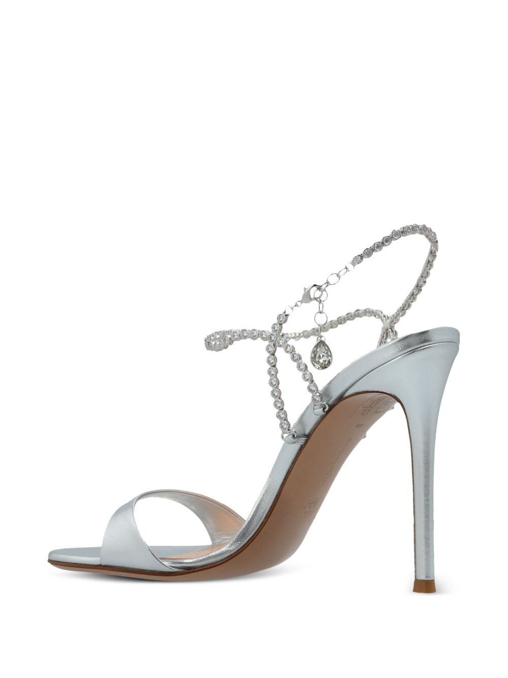 90mm crystal-embellished stiletto pumps - 3