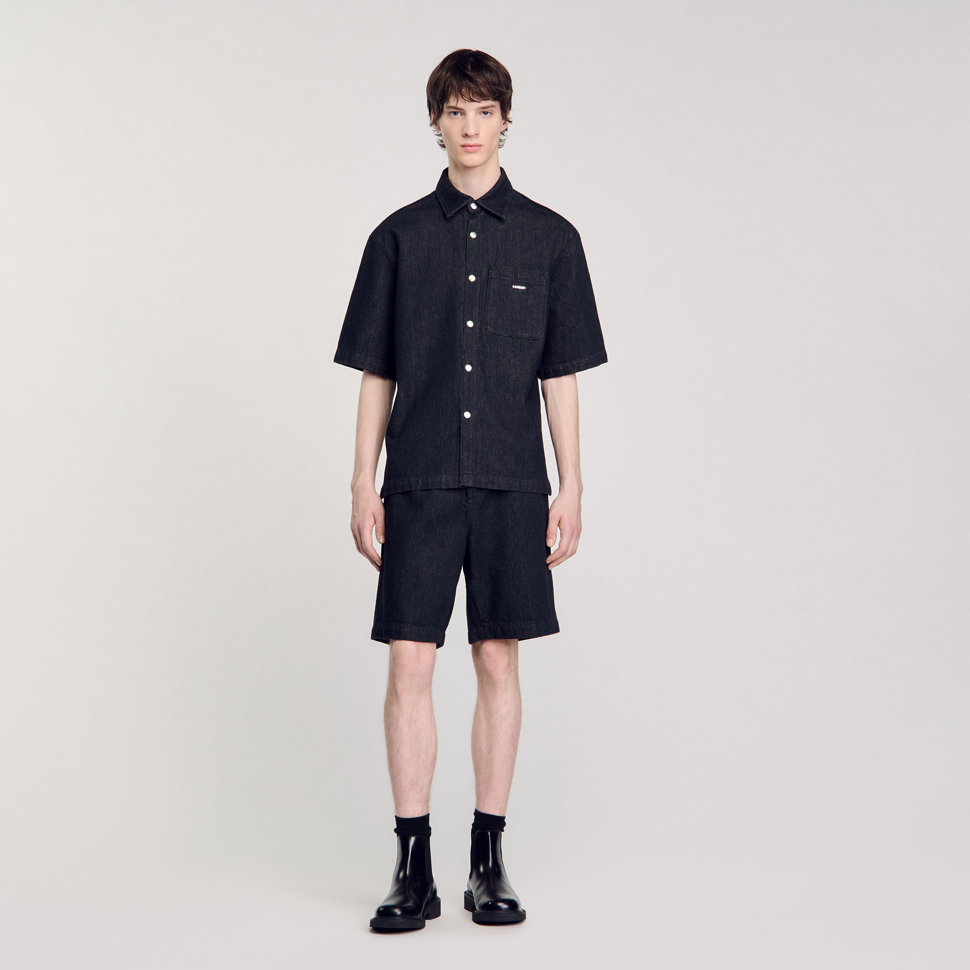 RAW DENIM SHIRT - 3