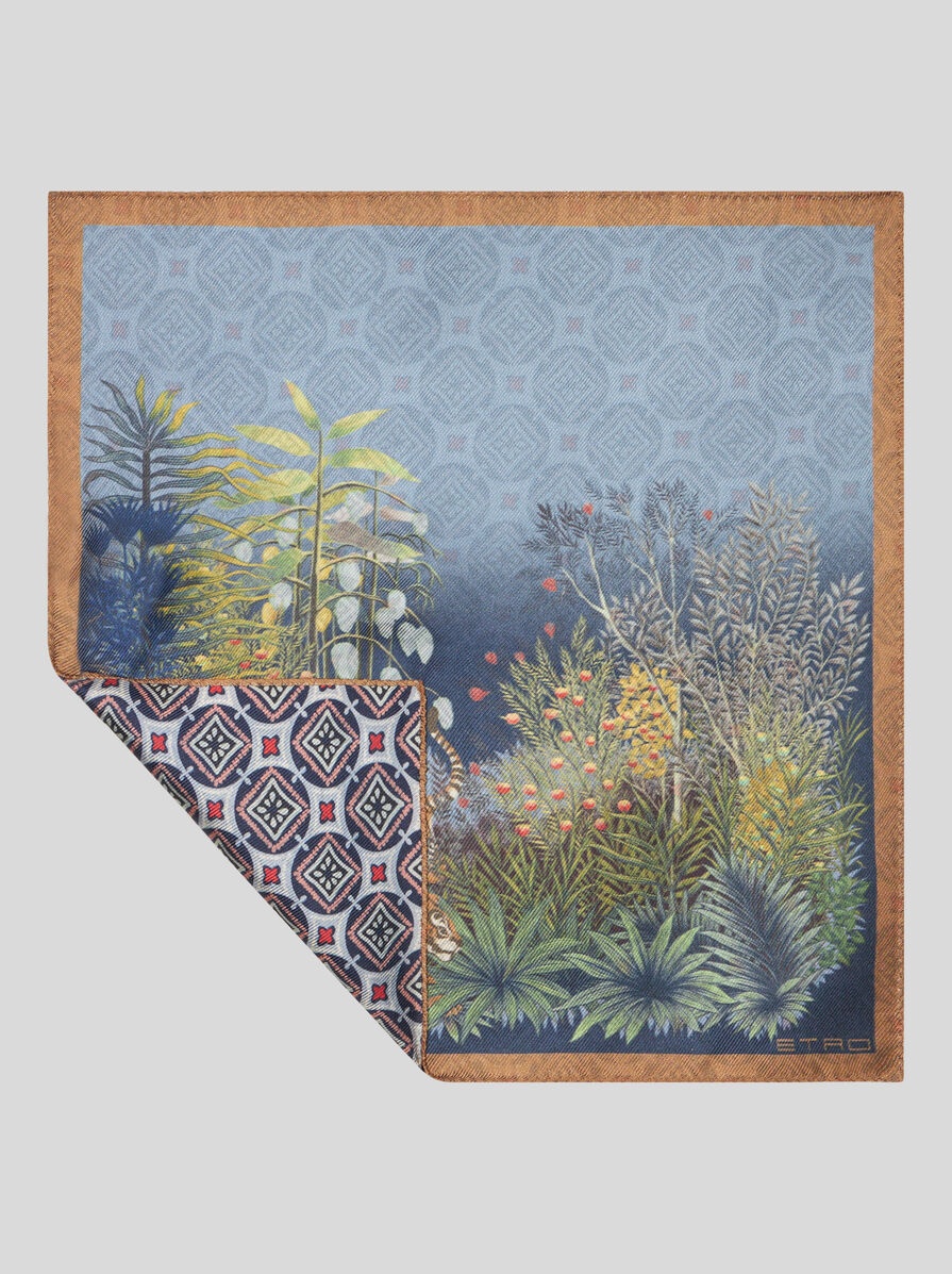 PRINTED SILK POCKET SQUARE - 2