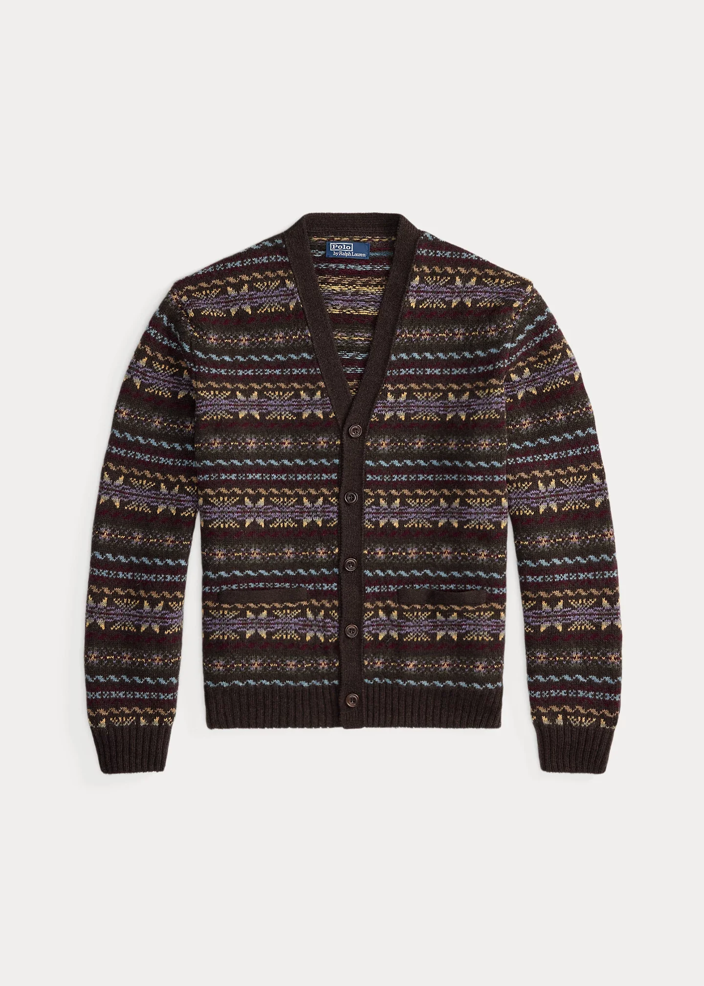 Fair Isle Wool Cardigan - 1