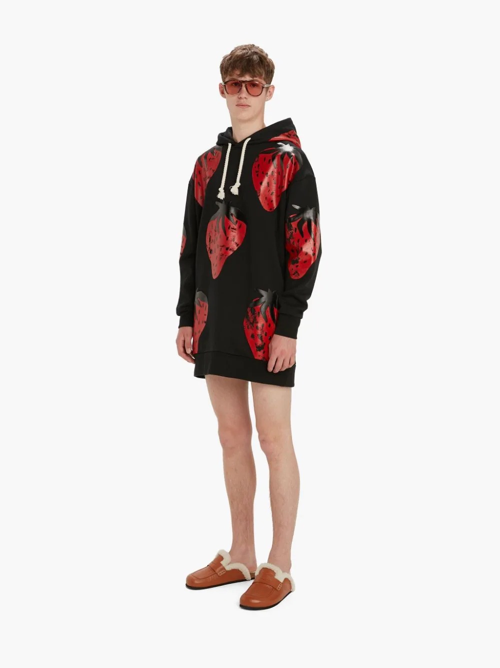OVERSIZED STRAWBERRY HOODIE - 5