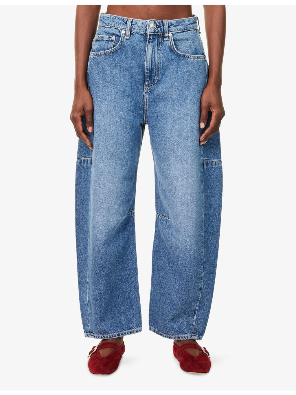 The Charlie Barrel-Leg Denim Jeans - 3