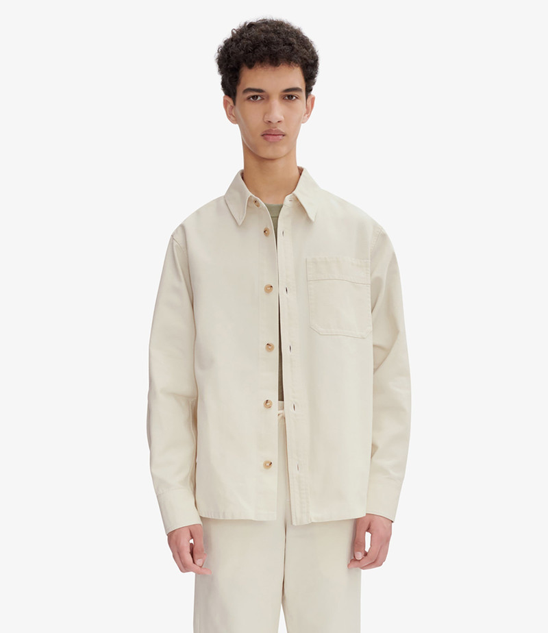 A.P.C. BASILE BRODÉE POITRINE OVERSHIRT outlook