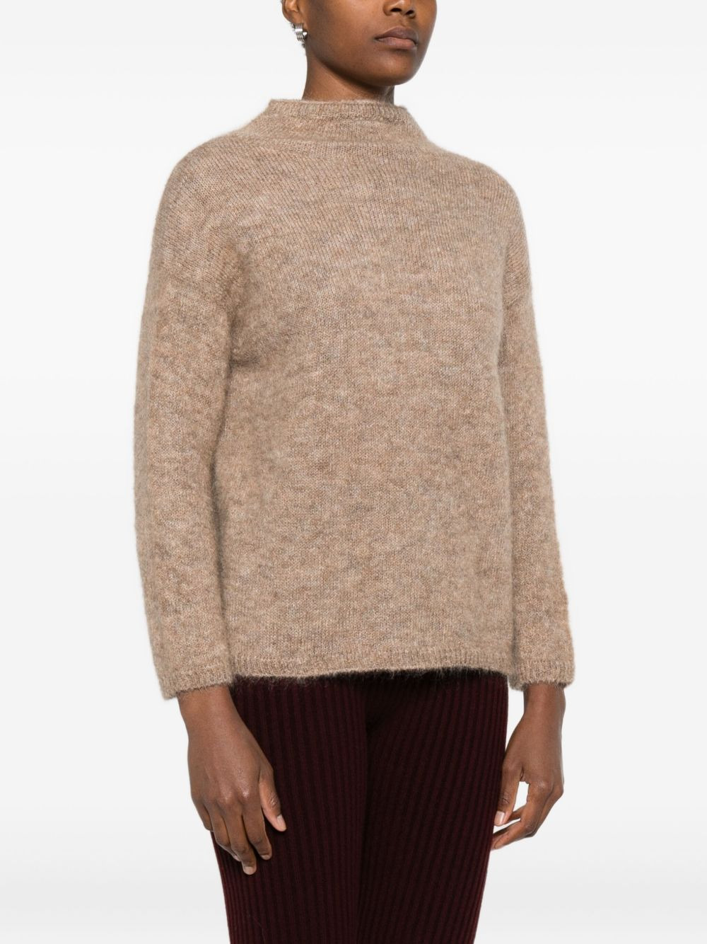 funnel neck sweater - 3
