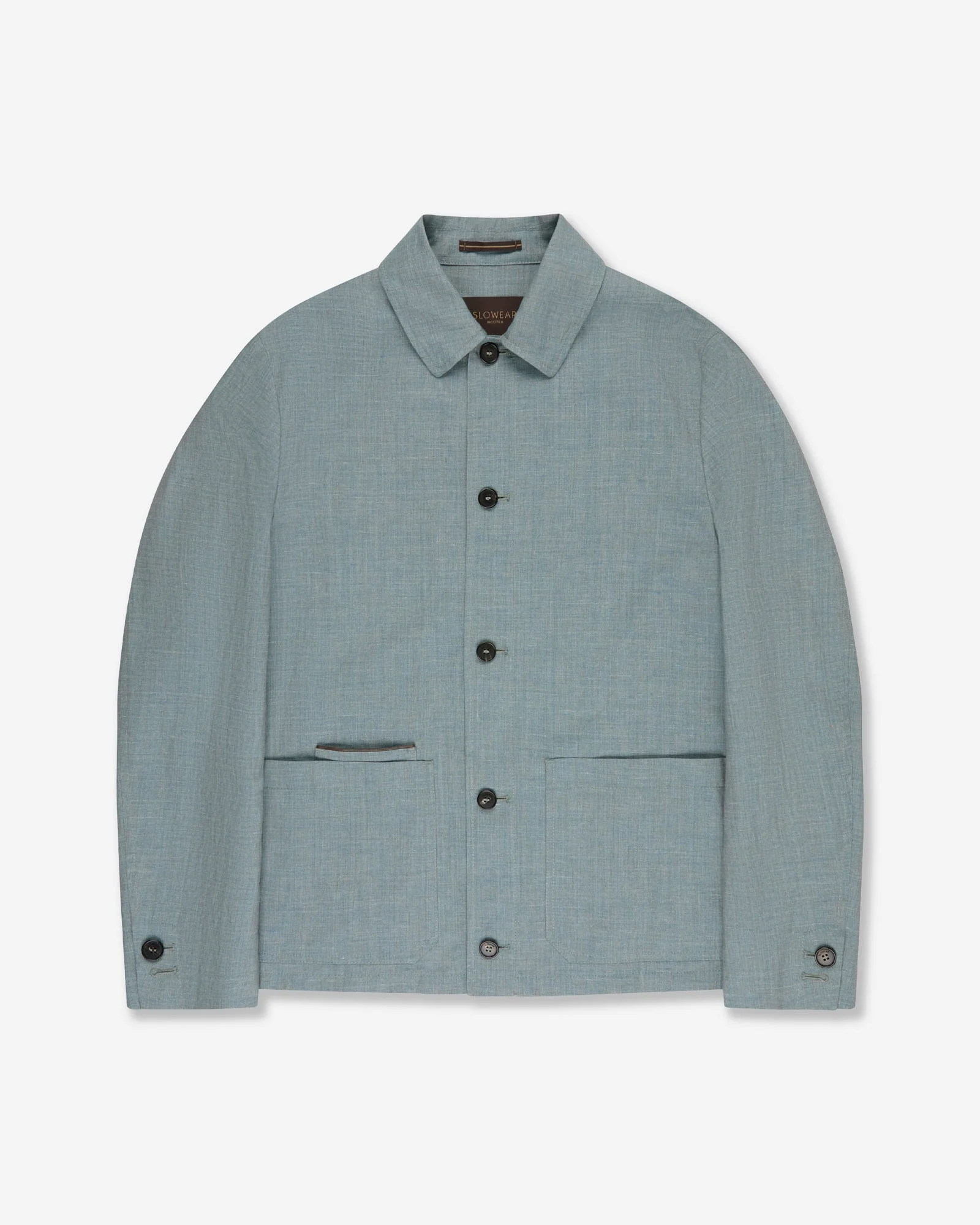 Wool, linen and silk blouson jacket - 1