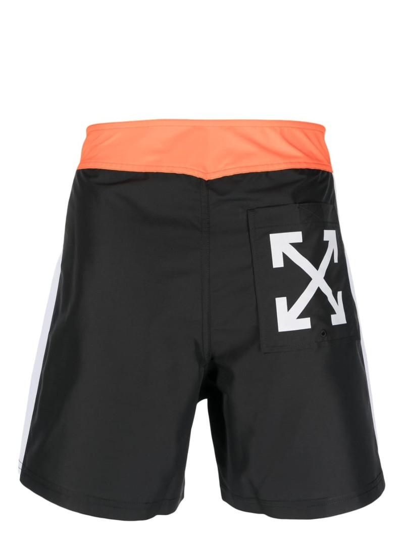 Off-White Arrows print swim shorts outlook