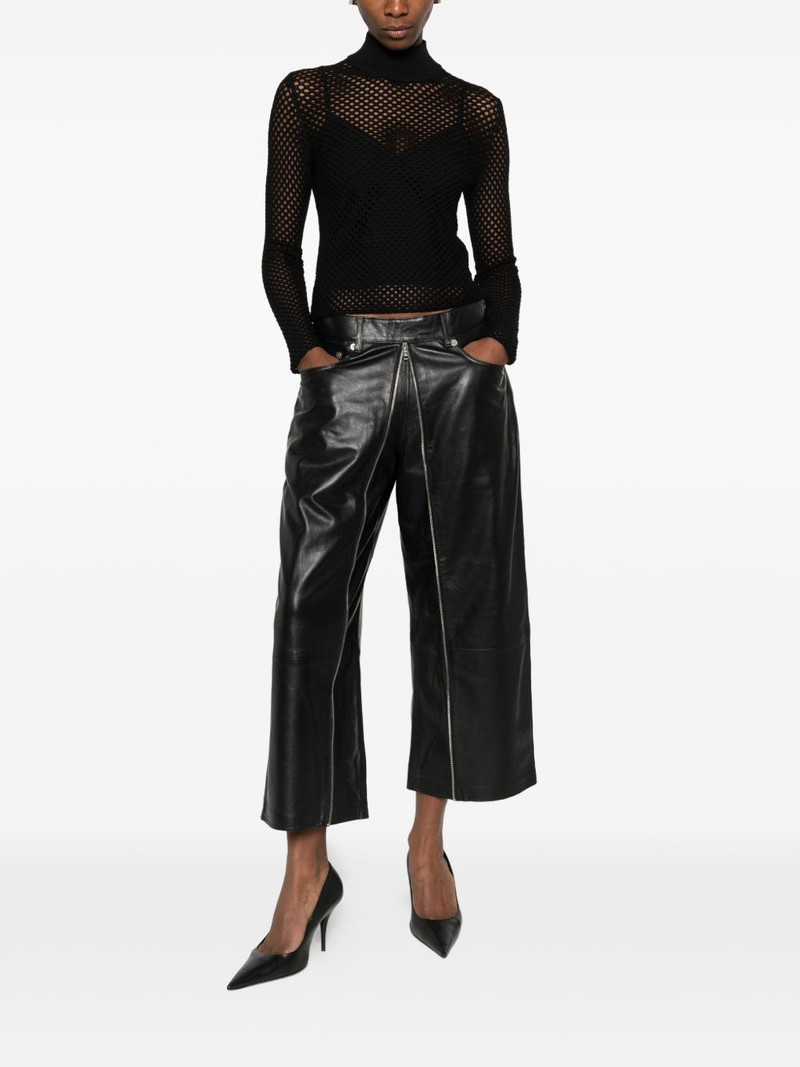 R13 zippered trousers outlook