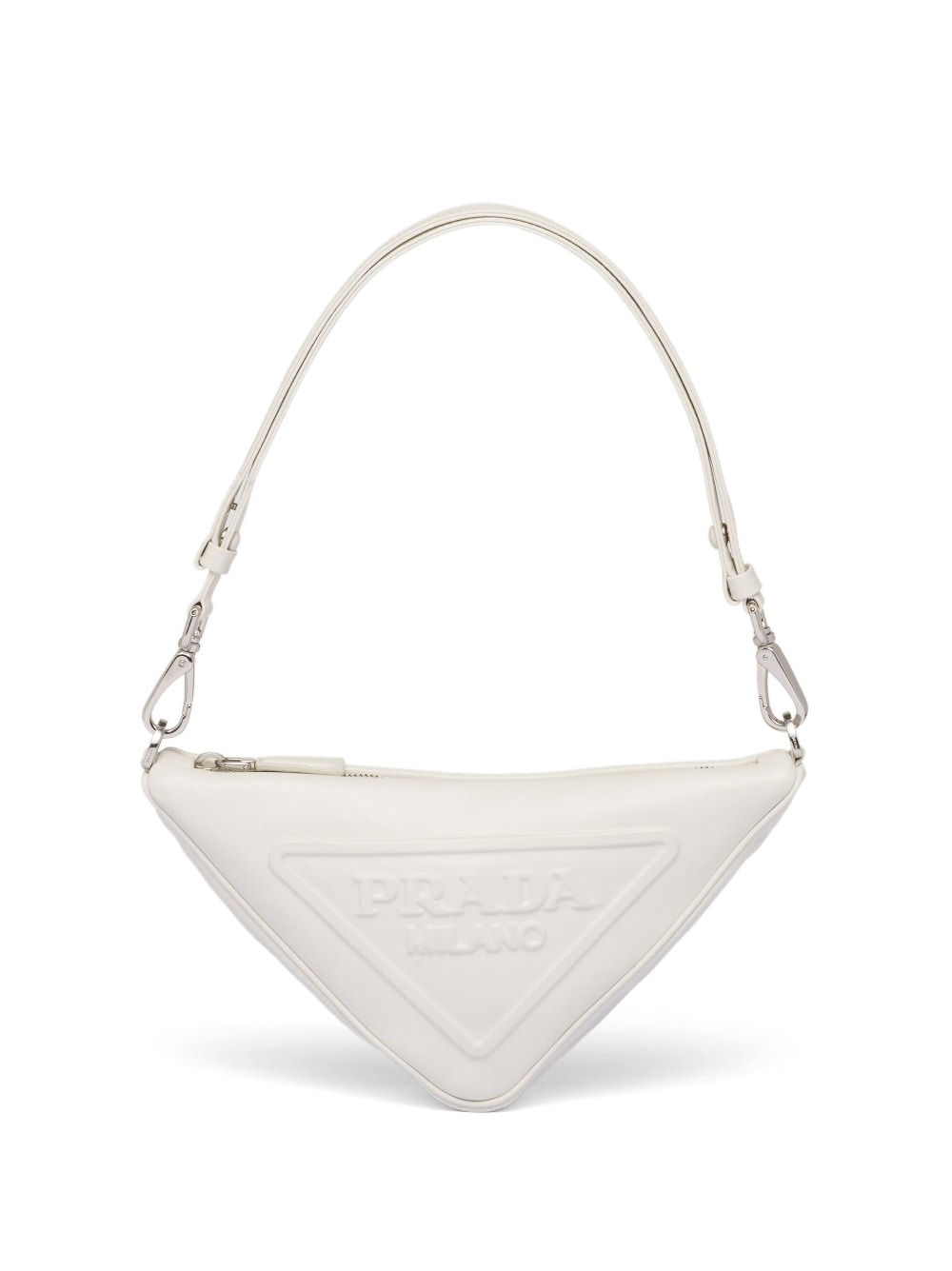 Triangle leather mini bag - 1