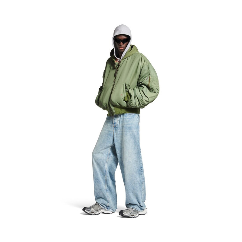 BALENCIAGA Baggy Pants  in Light Blue outlook