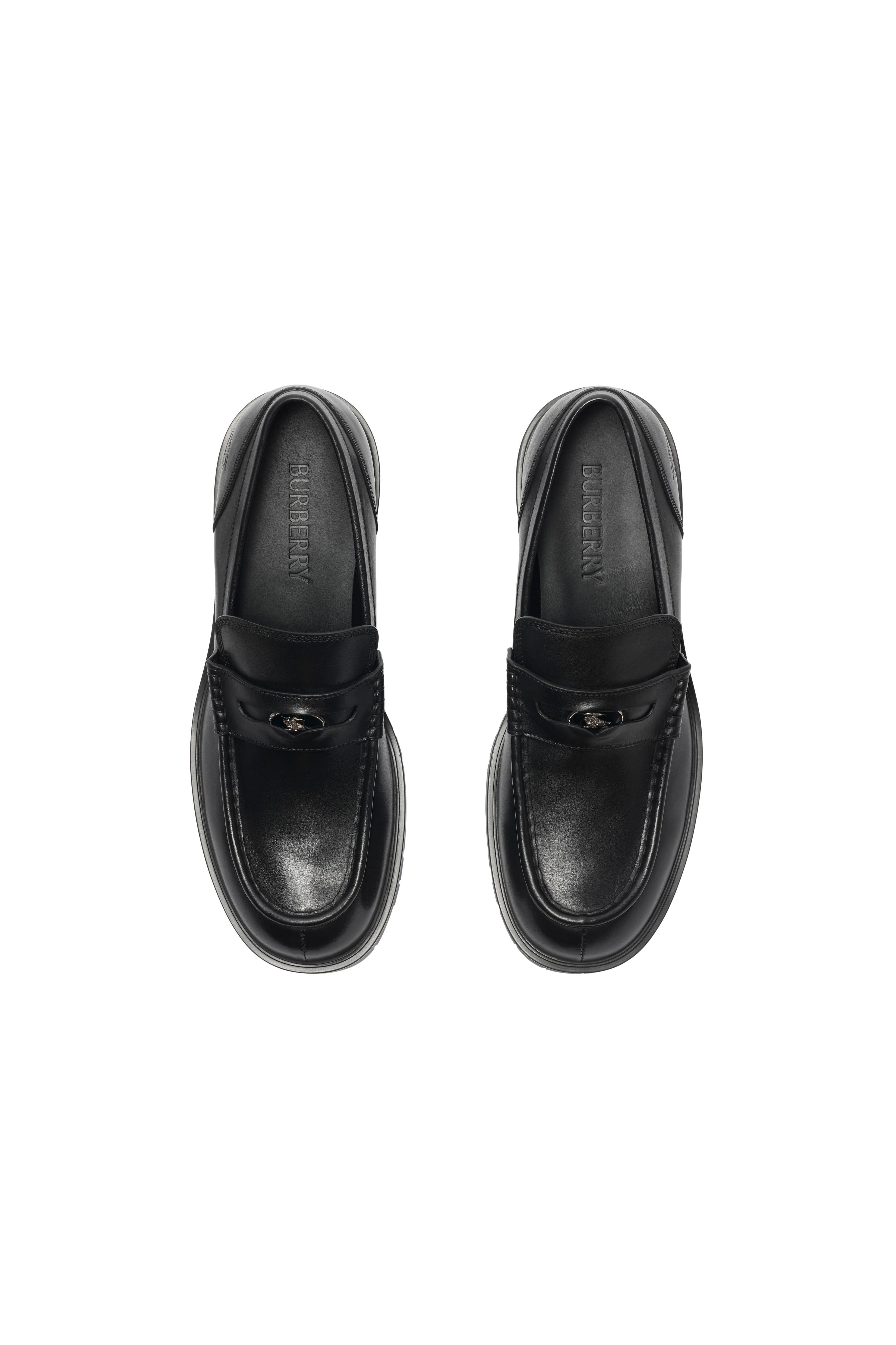 burberry Leather Rogue Loafers in Black at Nordstrom - 4