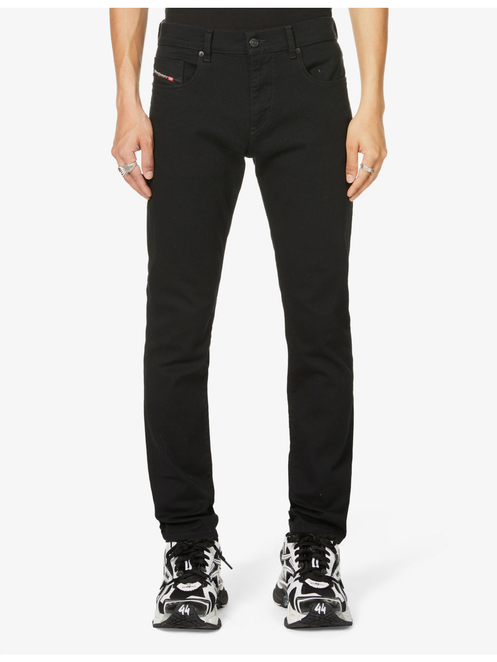 D-Strukt slim stretch-denim jeans - 3