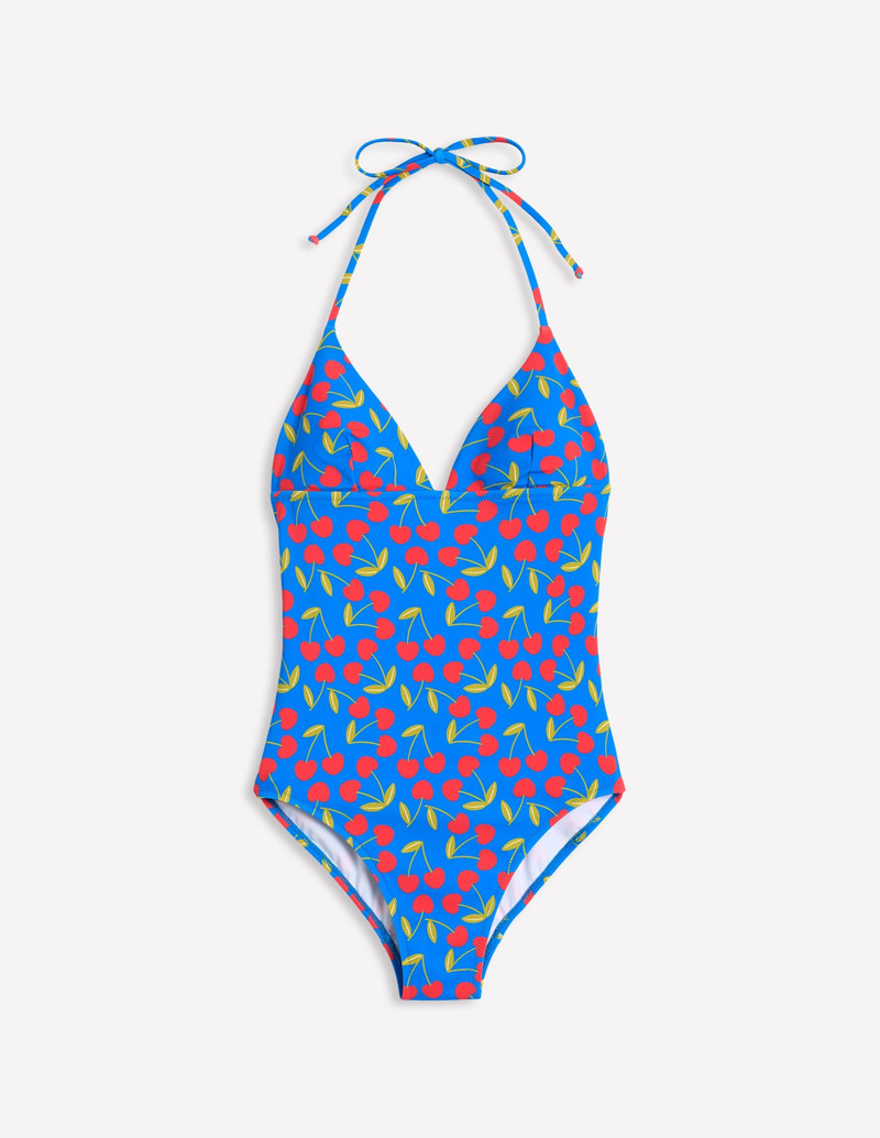 Symi String Swimsuit-Gallery Blue, Cherry Scatter 6