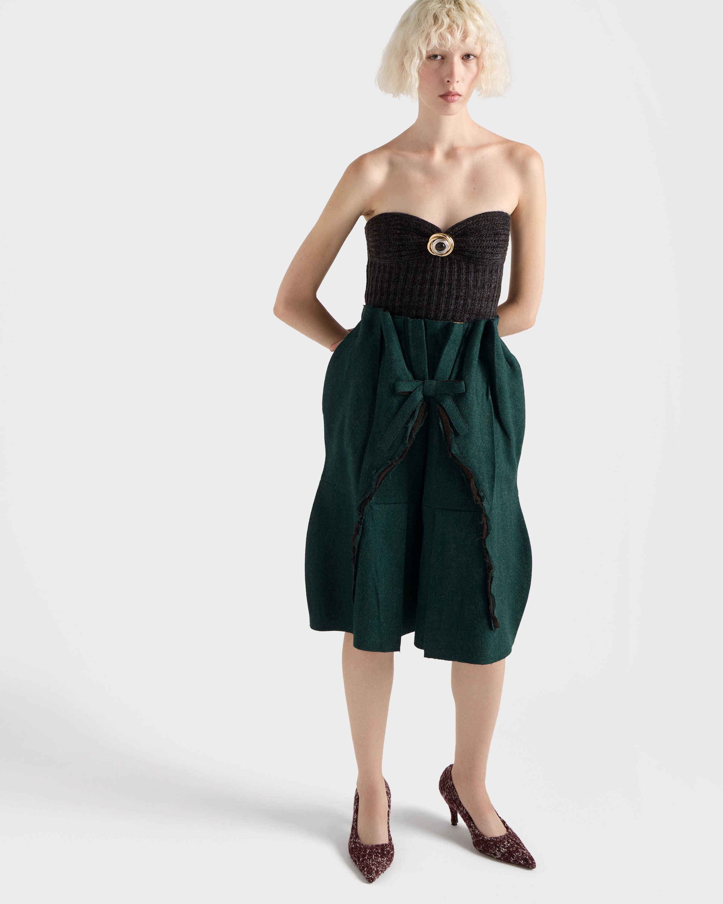 Shetland wool midi skirt - 6