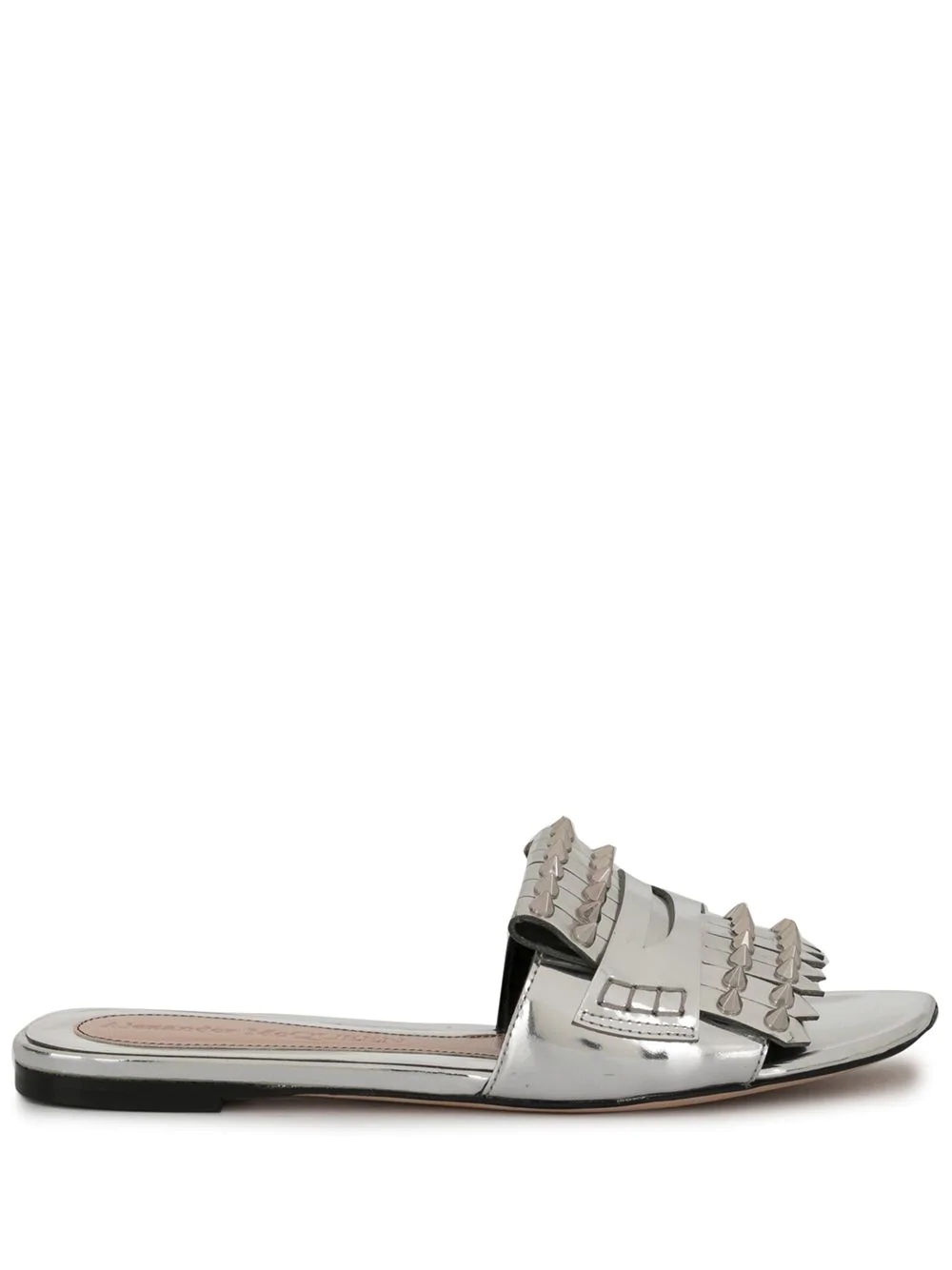 spike slide sandals - 1