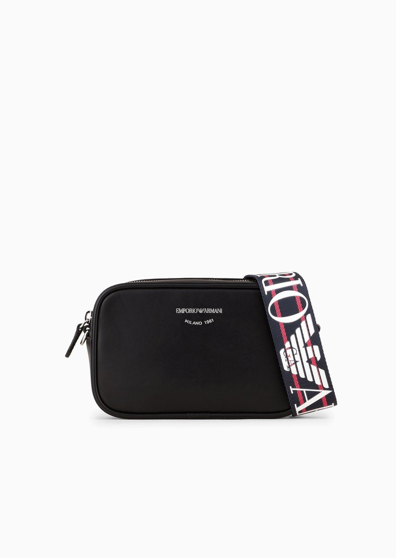 ASV crossbody camera case in ecological leather 1