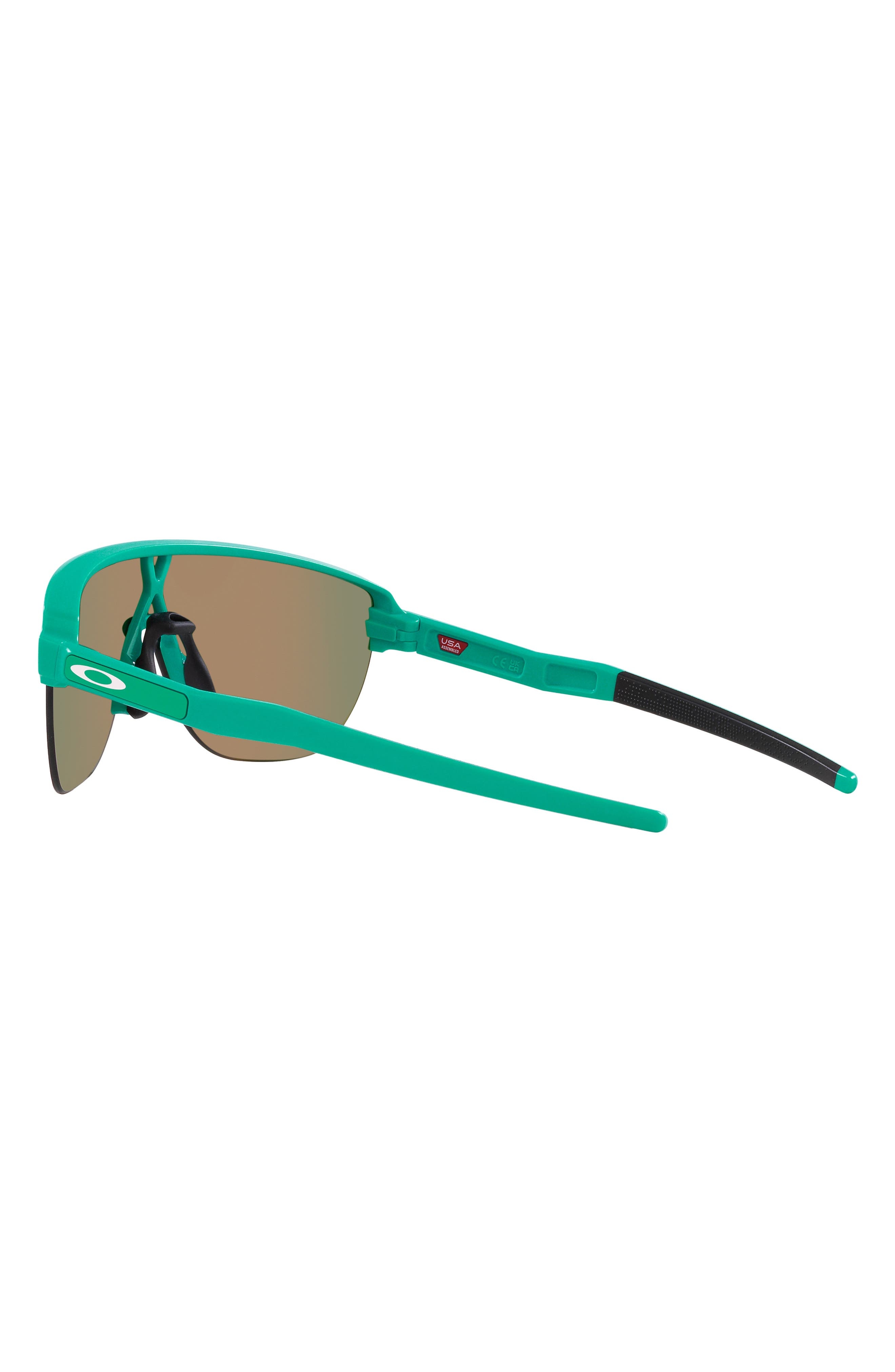 Oakley Corridor 42mm Semirimless Prizm™ Shield Sunglasses in Ruby at Nordstrom - 4