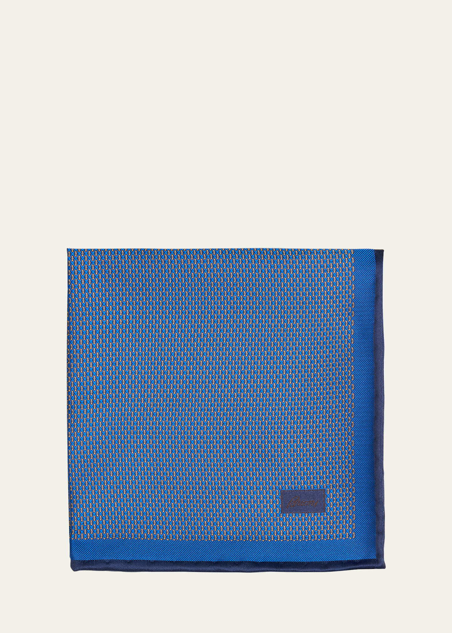 Men's Micro Jacquard Silk Pocket Square - 1