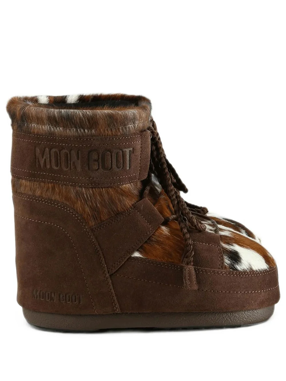 Moon Boot boots "Icon Low Archive 1985" in white/cocoa pony hair - 1
