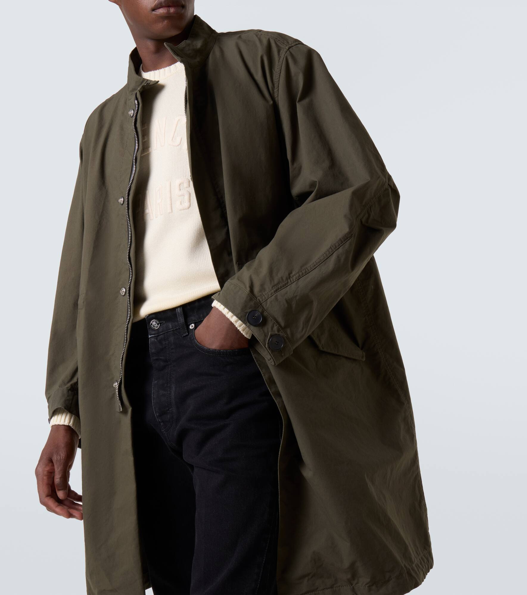 Givenchy Stamp cotton-blend raincoat - 6