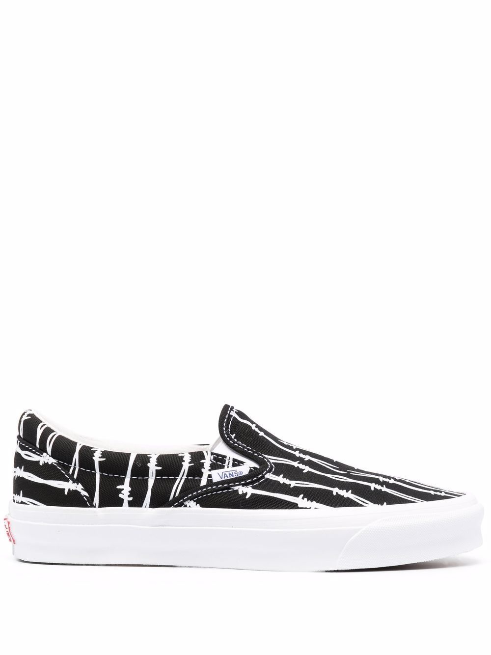 Barbed Wire slip-on sneakers - 1