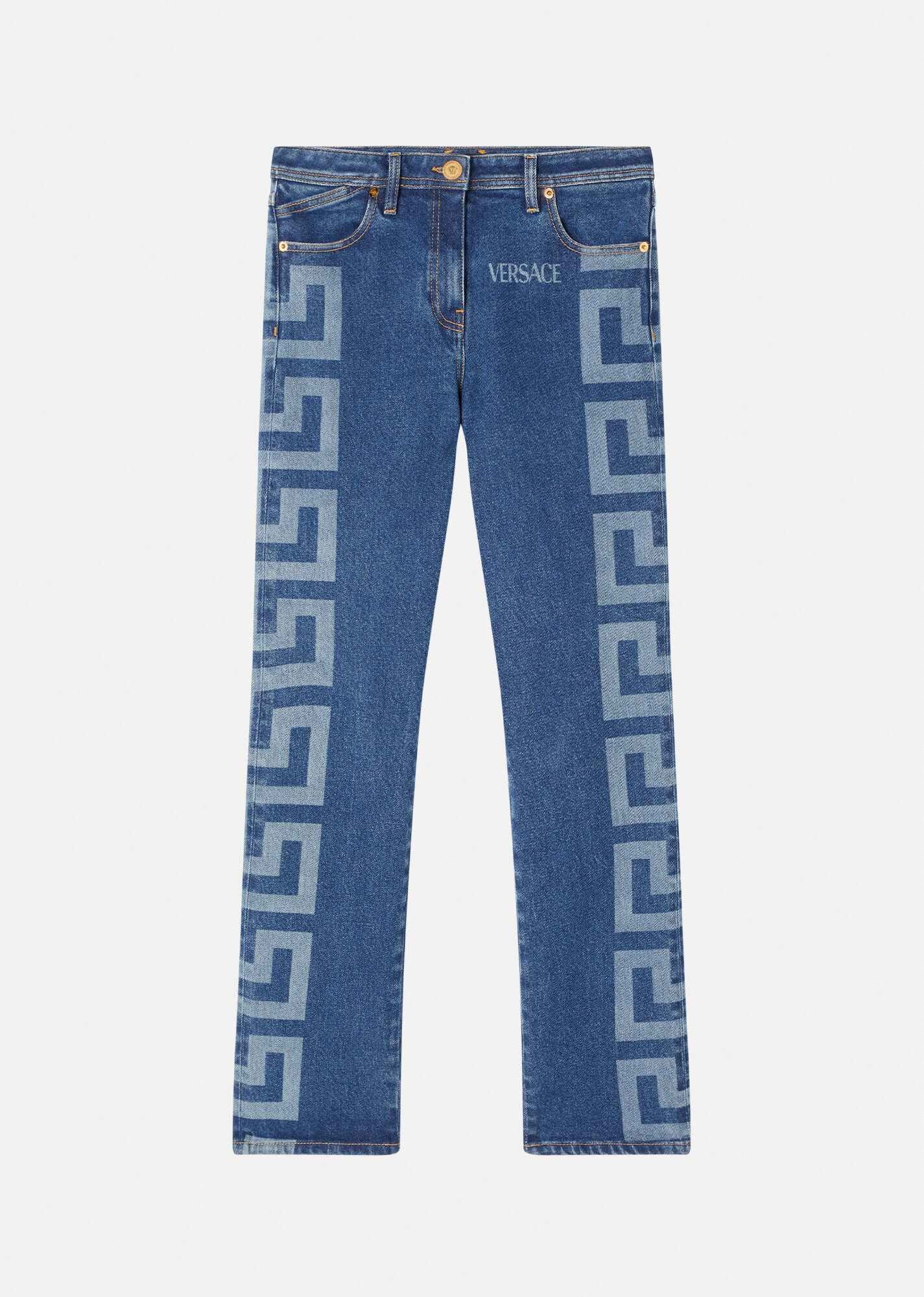 Greca Straight Leg Jeans - 1