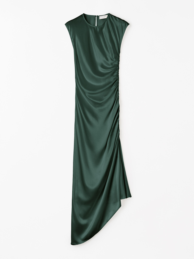 Ivoal Drapey Satin Dress 1