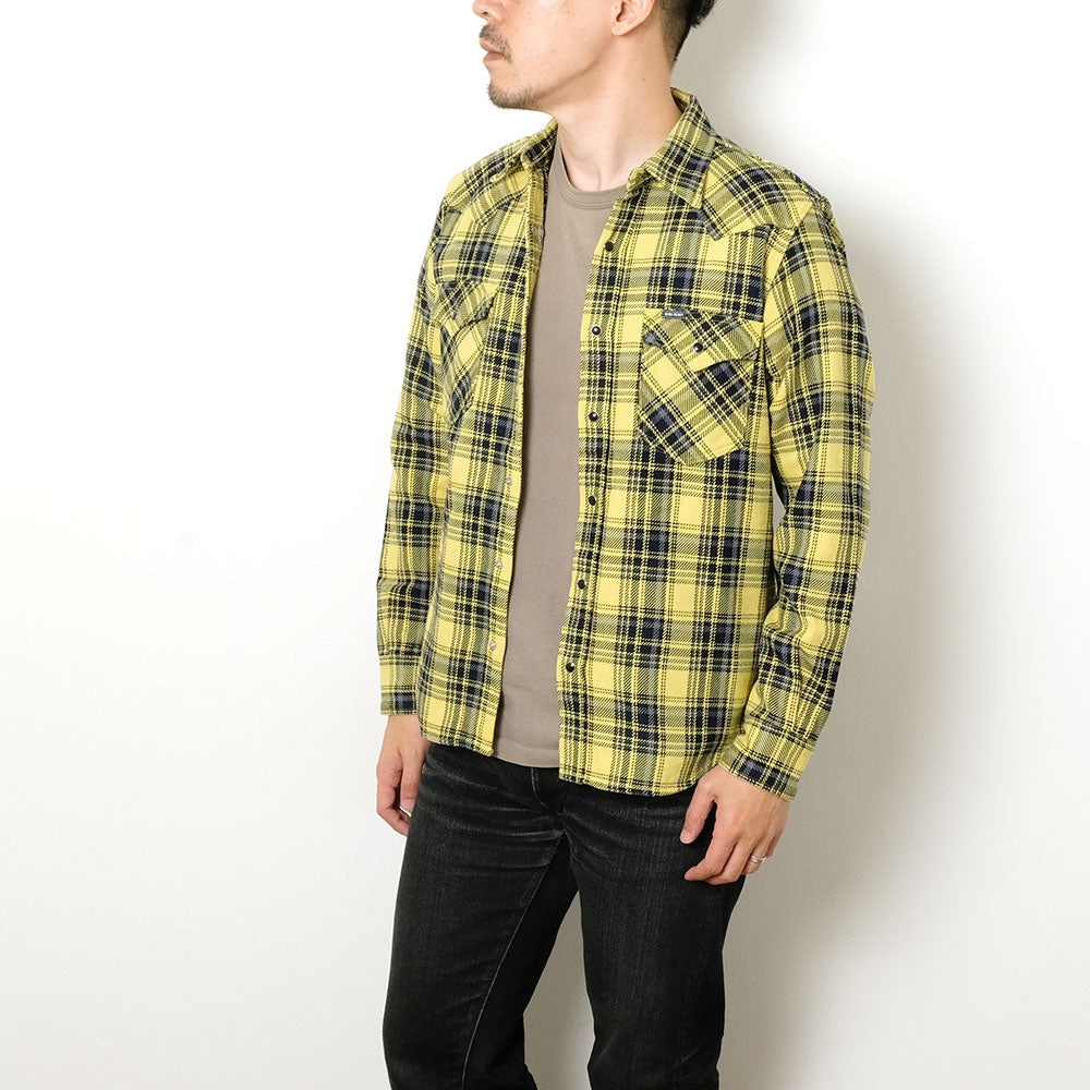 INDIGO PLAID WESTERN SHIRT - IHSH-411 - 11