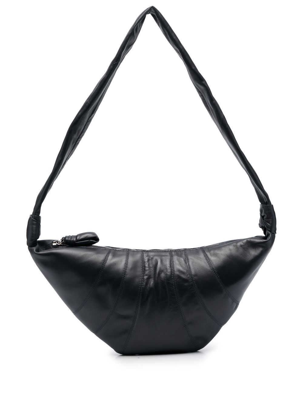 Croissant leather shoulder bag - 1