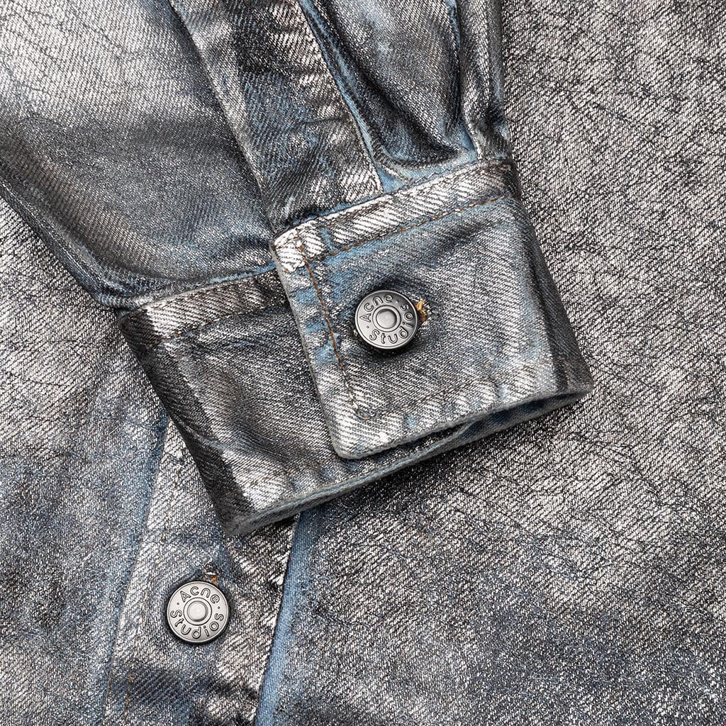 DENIM SHIRT - SILVER/BLUE - 4