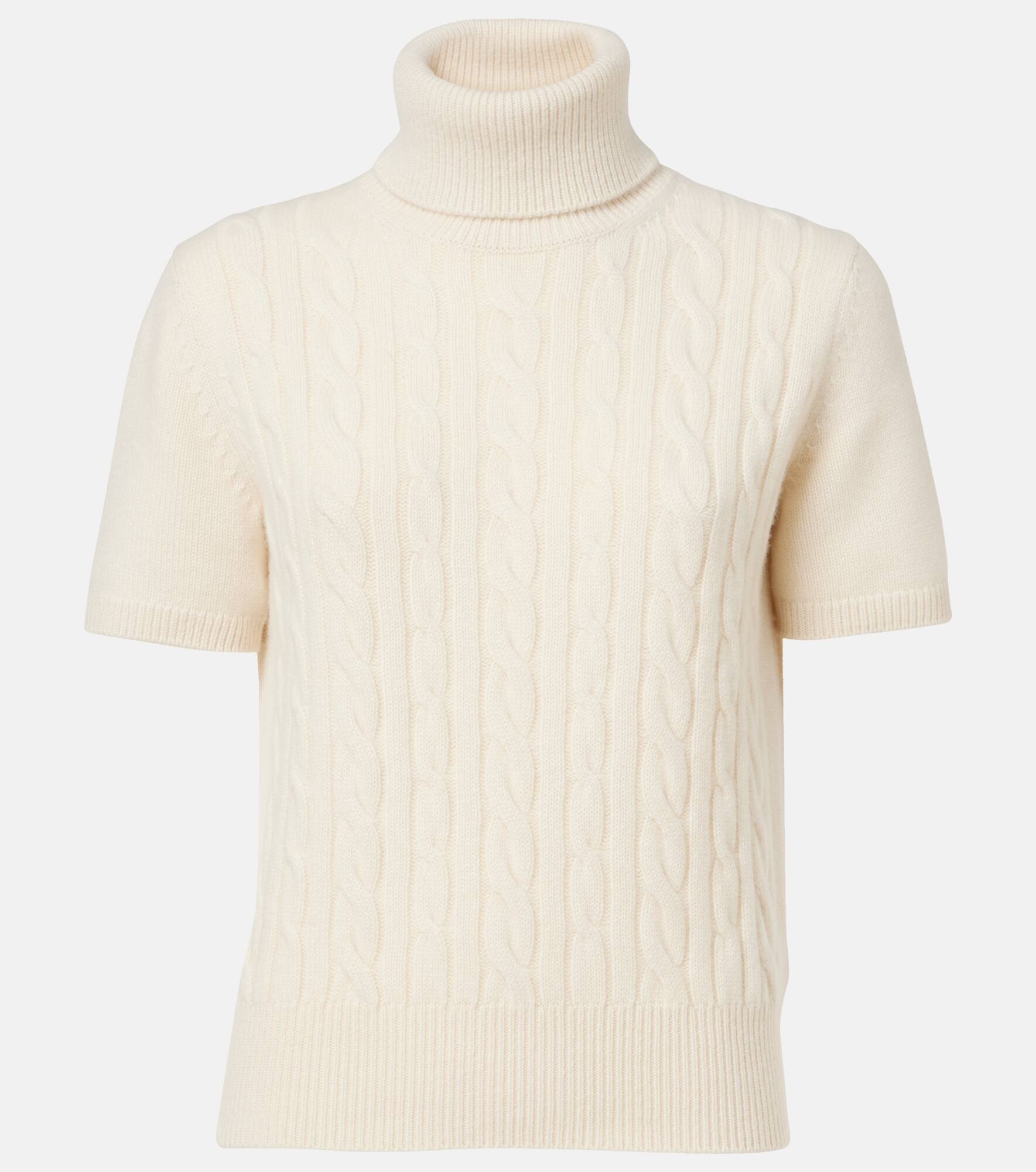 Jubilee cable-knit turtleneck top - 1