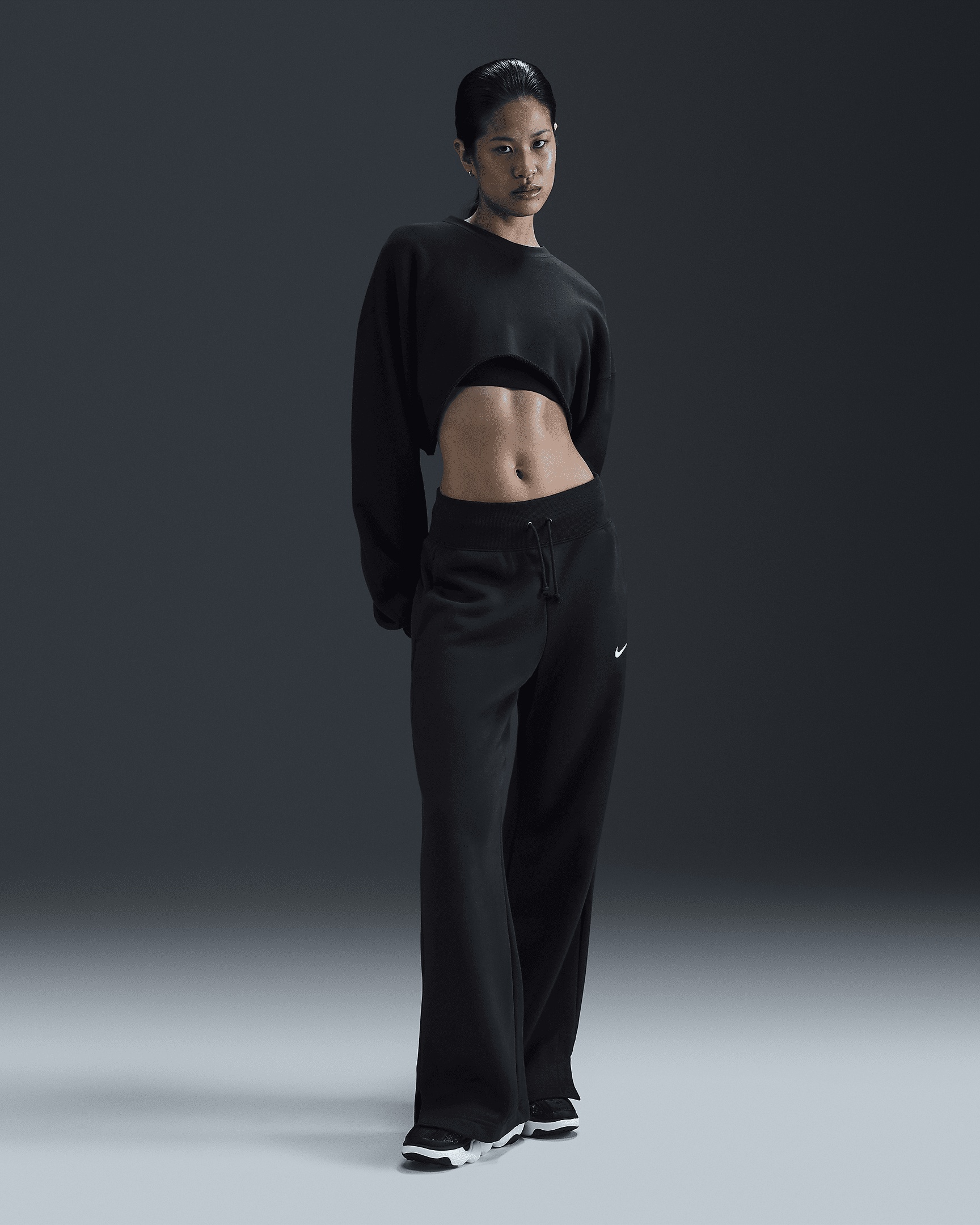 Nike Sportswear Phoenix Fleece Women's High-Waisted Wide-Leg Sweatpants - 1