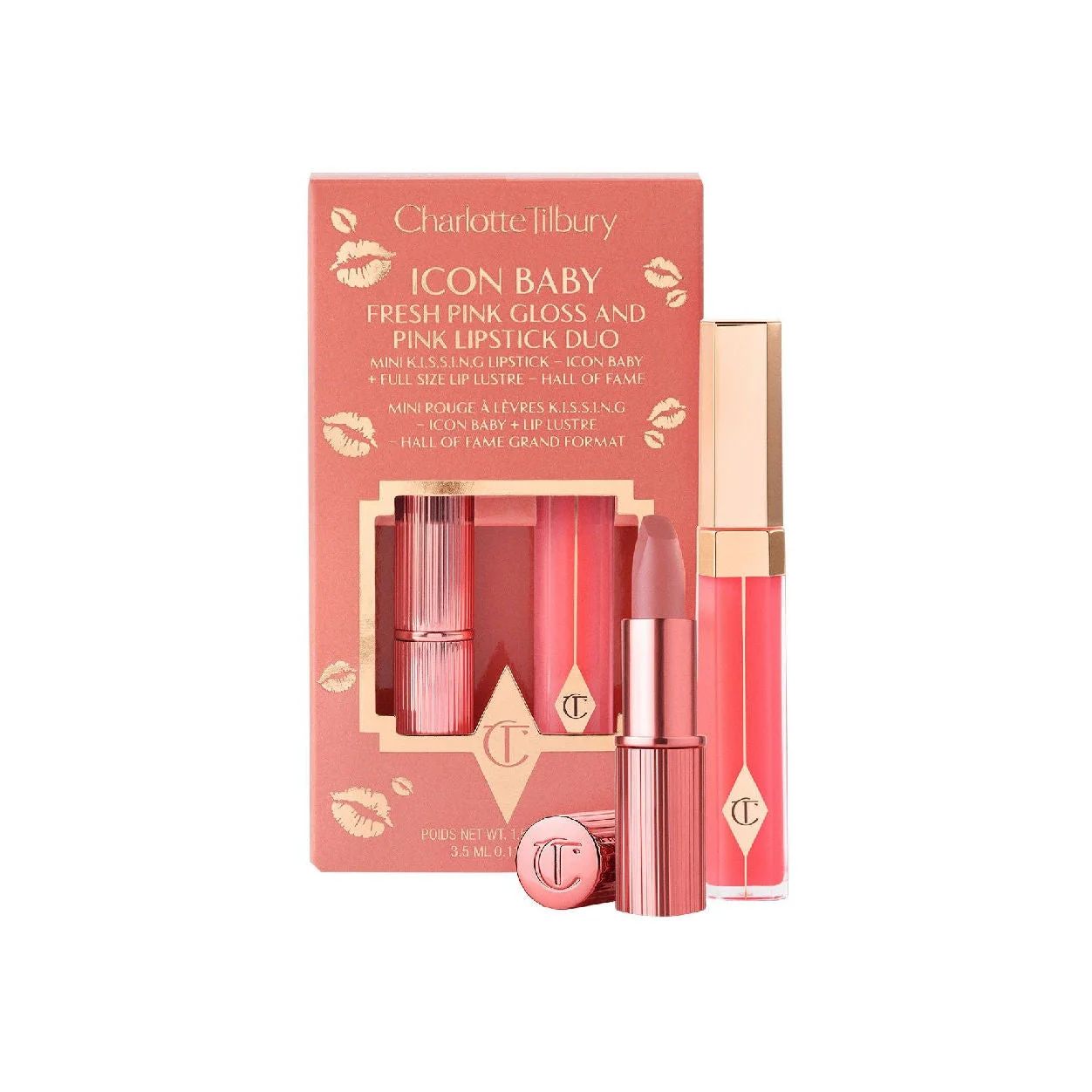 K.I.S.S.I.N.G Lipstick and Lip Gloss Duo - 1