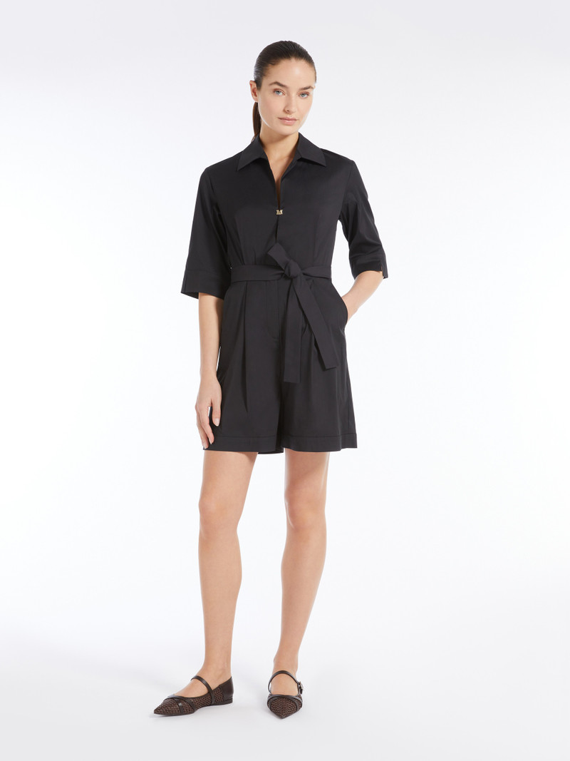 Max Mara CANARD Poplin playsuit outlook