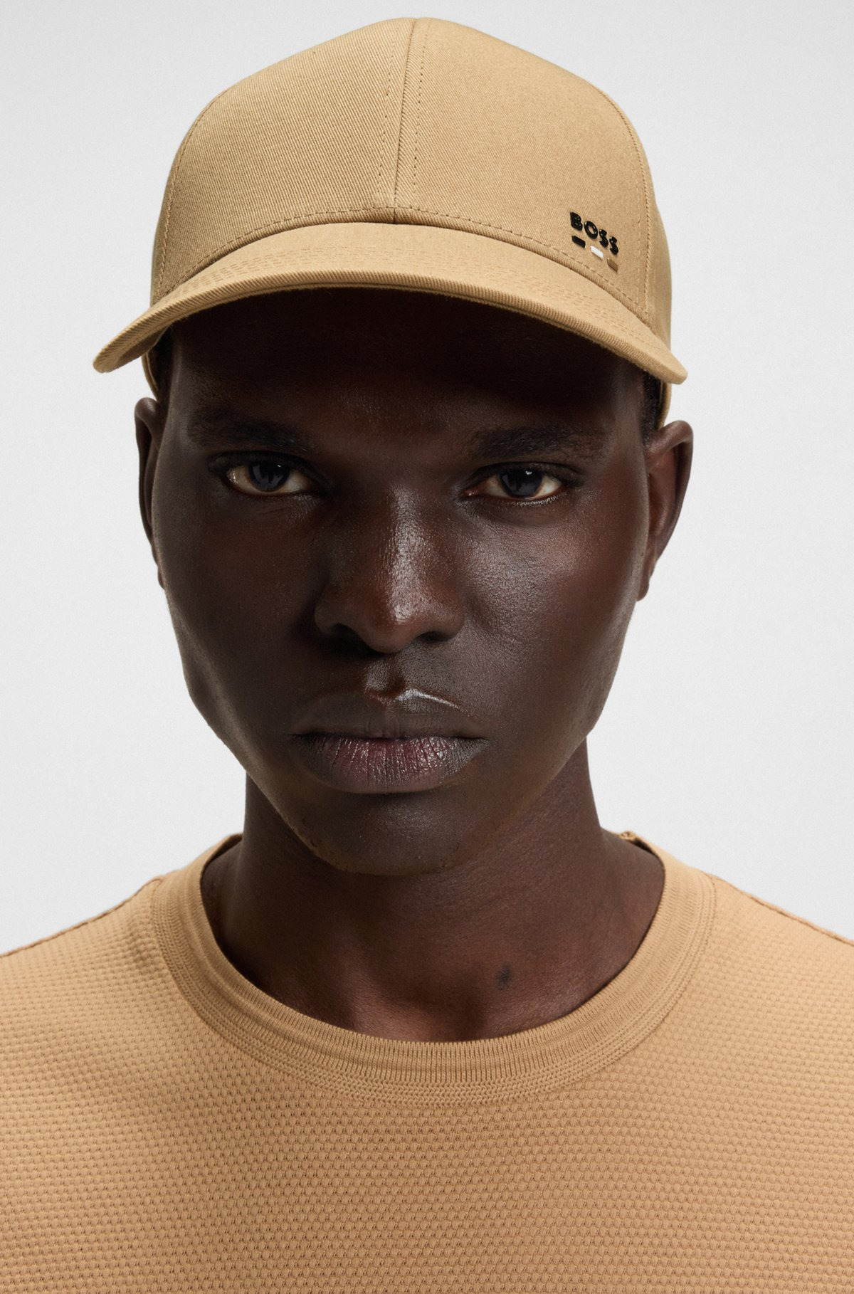 COTTON-TWILL CAP WITH LOGO TRIM - 4