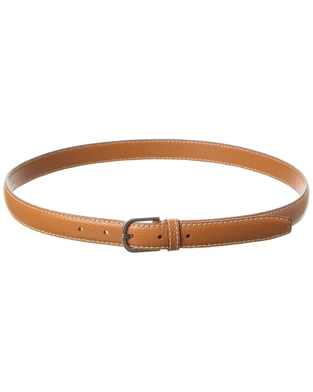 TOTEME Stitch Detail Leather Belt - 1