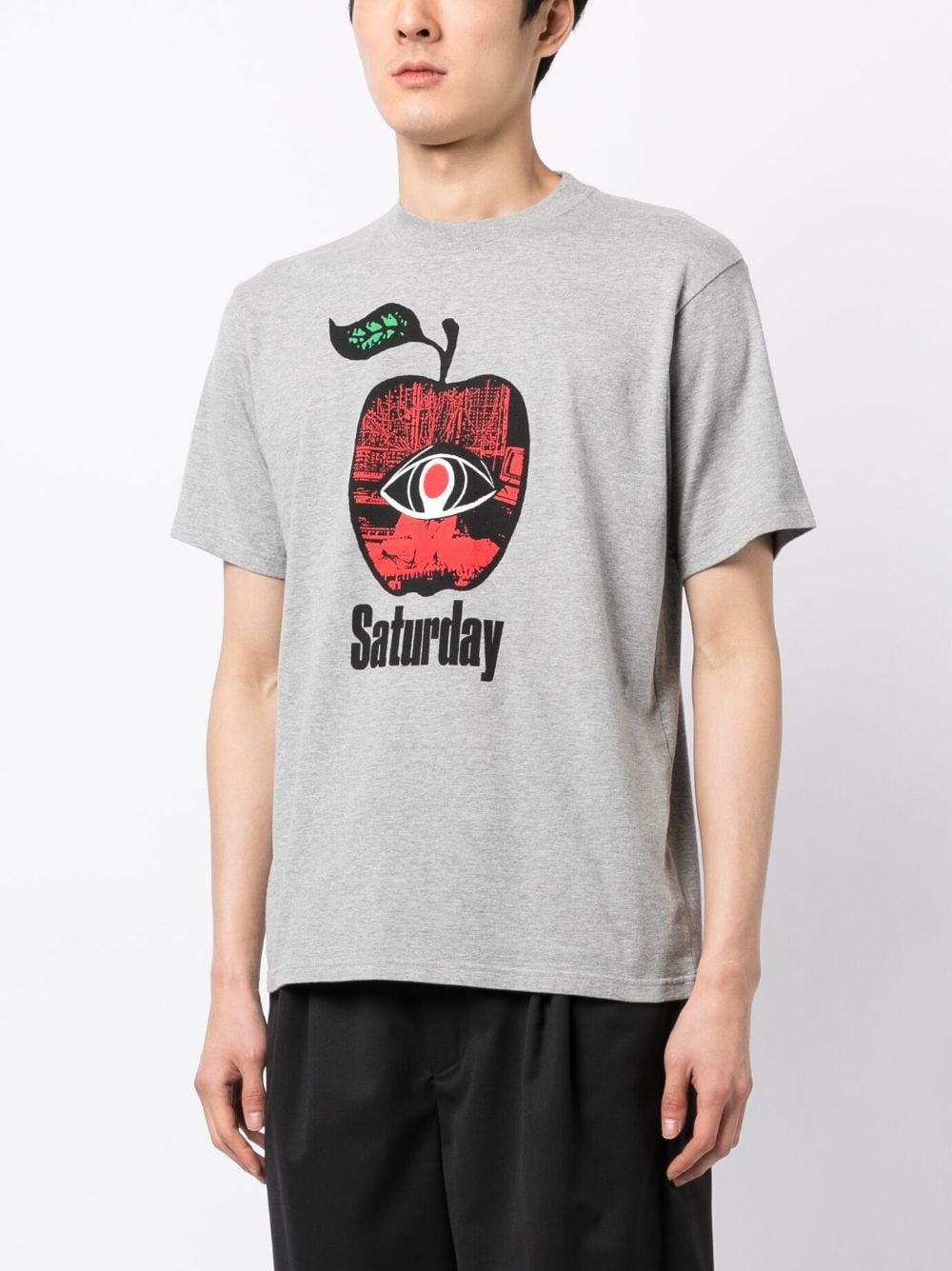 graphic-print cotton T-Shirt - 3