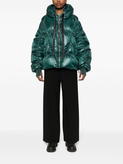 Khrisjoy Iconic metallic-effect puffer jacket outlook