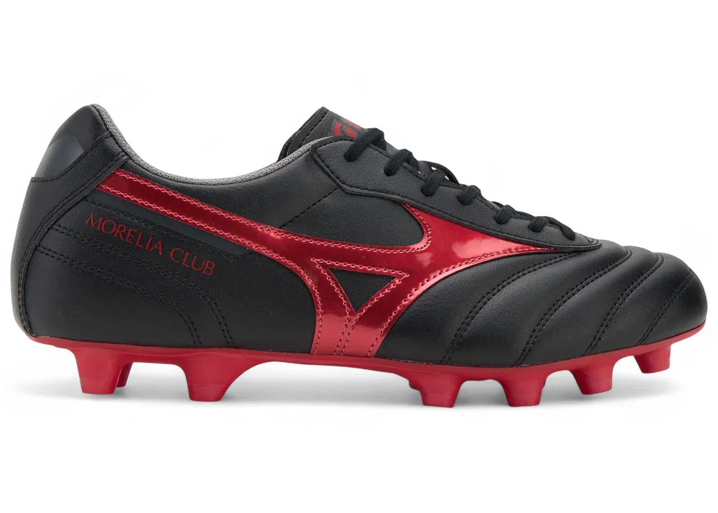 Mizuno Morelia II Club FG Black Morelia 40th Red Black Sand - 1