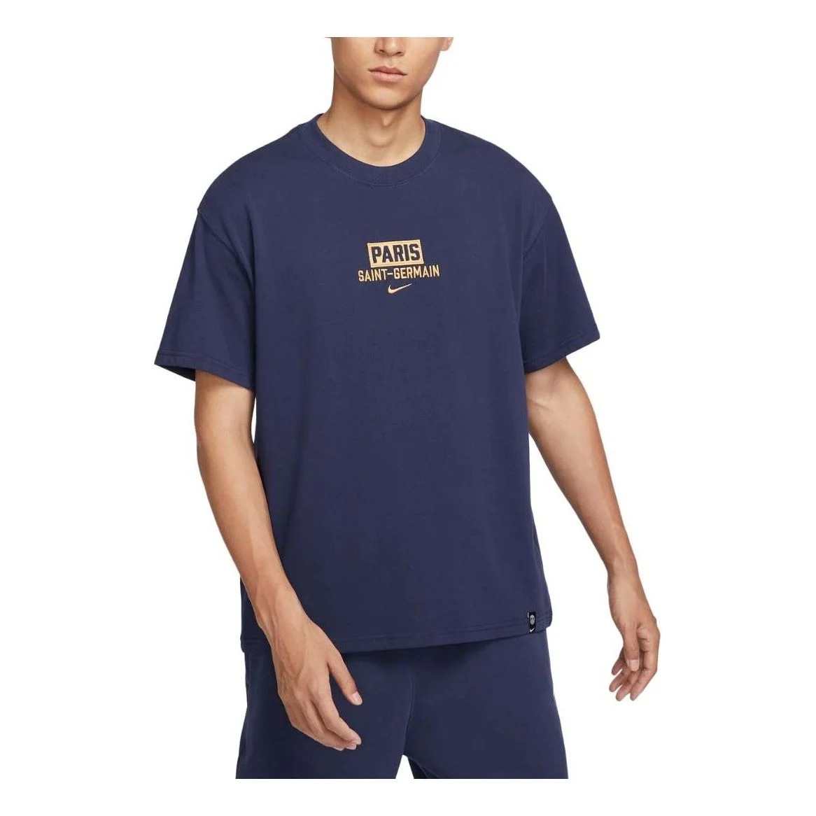 Nike Paris Saint-Germain Max90 T-shirt Asia Sizing 'Midnight Navy' HF0847-410 - 1